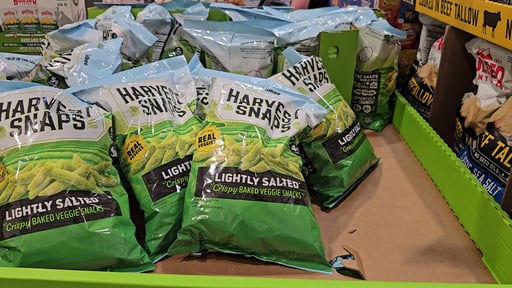 Calbee Harvest Snaps Green Pea Snack 20 Ounce Bag