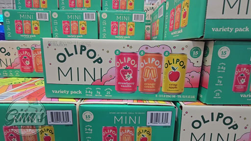 OLIPOP Mini Cans Variety Pack, 15 x 7.5 FL OZ