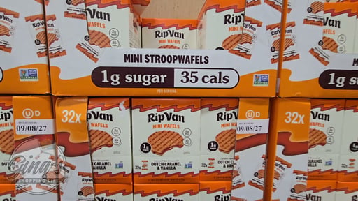 Rip Van Wafels Caramel & Vanilla Mini Wafels, 32 Count / 0.30 oz