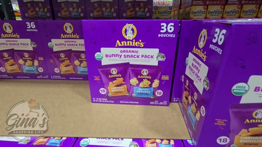 Annie's Organic Bunny Snacks Variety 36CT, 1.07 oz