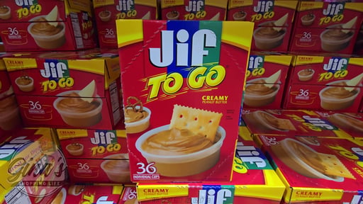 Jif To Go Creamy Peanut Butter, 36/1.5 oz