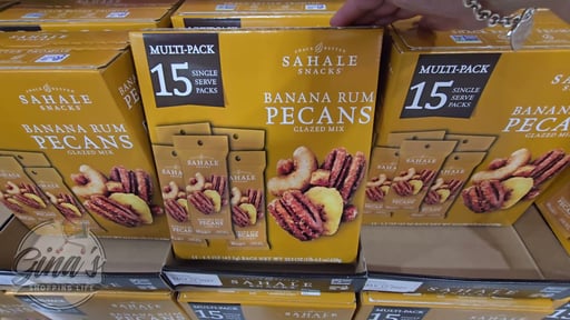 Sahale Snacks Banana Rum Pecans Glazed Mix, 15-Pack / 1.5 oz