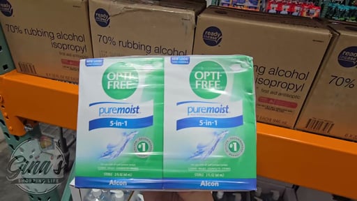 OPTI-FREE PureMoist Multi-Purpose Contact Lens Solution 4x2 oz Includes Case