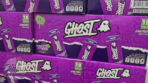 GHOST Energy Welch's Grape Energy Drink, 18 CT / 16 oz