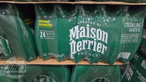 Maison Perrier Sparkling Mineral Water, Glass Bottles, 24 x 11.15 FL OZ
