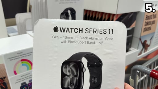 Apple Watch Series 11 46mm Jet Black GPS MEUX4LW/A