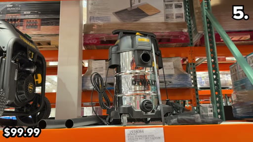 DEWALT 8 Gallon Stainless Steel Stealth Wet/Dry Vacuum