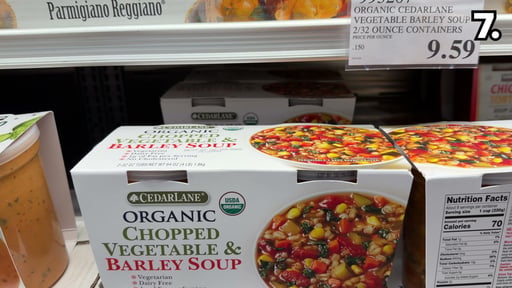Organic CedarLane Vegetable Barley Soup 2 Pack 32 Ounces Each
