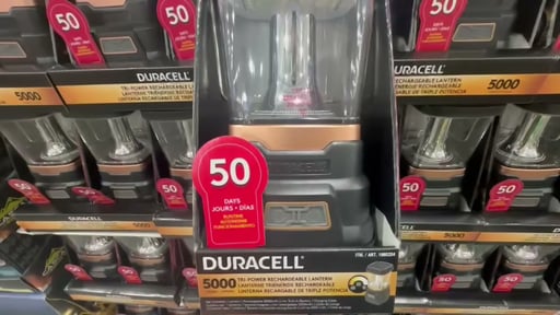 Duracell Tri-Power Solar Lantern 5000 Lumens