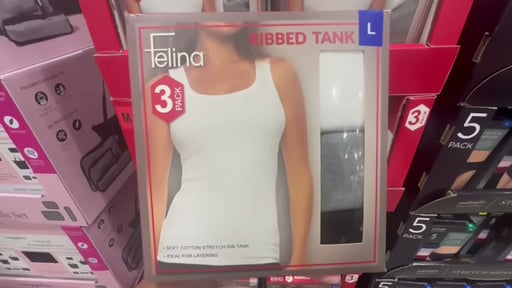 Felina Women's Ribbed Tank 3-Pack