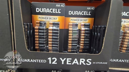 Duracell Power Boost Alkaline AA Batteries 40pk