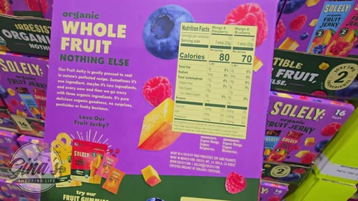 Solely Organic Fruit Jerky Variety 16/0.8 oz