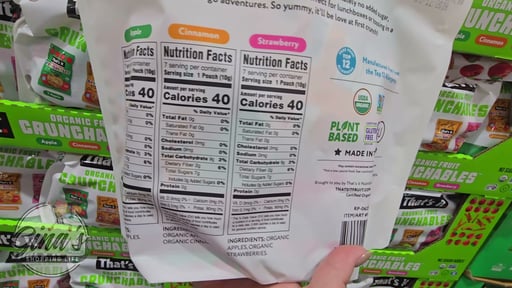 That's It Organic Fruit Crunchables 21 ct