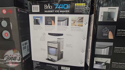 Brio 740i 44 lb Countertop Nugget Ice Maker