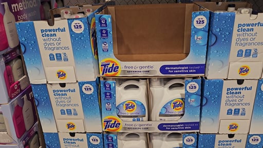 Tide HE with Downy Liquid Detergent 128 Ounce, 100 Loads