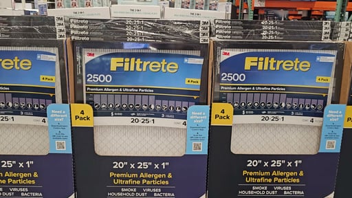 3M Filtrete 2500 Series 20x30x1 4-Pack Furnace Filter