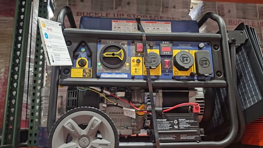 Firman 6300W Running Tri-Fuel Generator