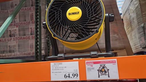 DEWALT 16" Benchtop or Hanging Fan