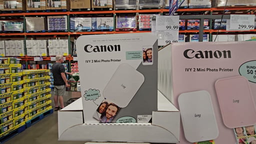 Canon IVY 2 White Mini Photo Printer Bundle with 60 Sheets
