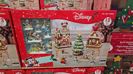 Disney Holiday Gingerbread Village, 13-Piece Set