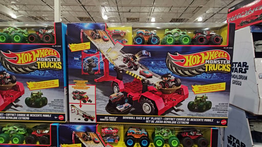 Mattel Hot Wheels Monster Truck Downhill Bundle