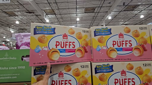 I-MEI Cream Puff Milk + Strawberry 27.09 oz