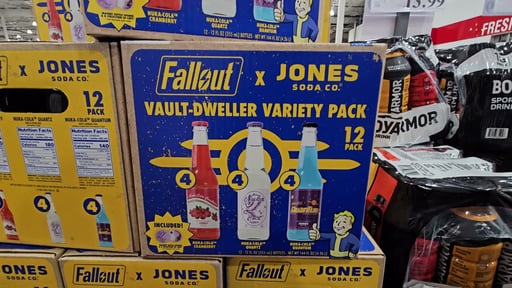 Jones Soda Fallout Nuka-Cola Vault-Dweller Variety Pack, 12 × 12 fl oz