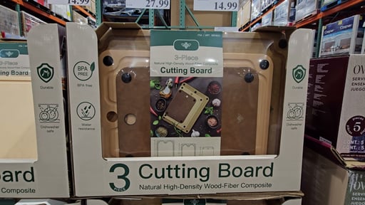 MIU 3-Piece Wood Fiber Cutting Board Set