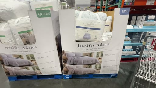 Jennifer Adams Yarn Dyed Comforter Set, 3-Piece Queen