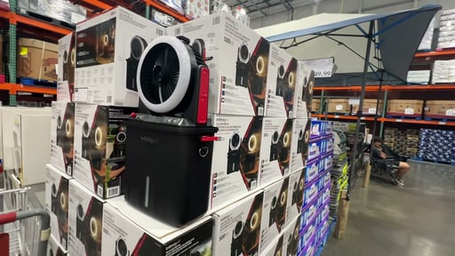 Infinity X1 Solar Misting Fan with LED