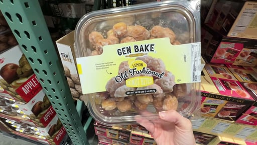 Gen Bake Lemon Old Fashioned Donut Bites, 34 oz