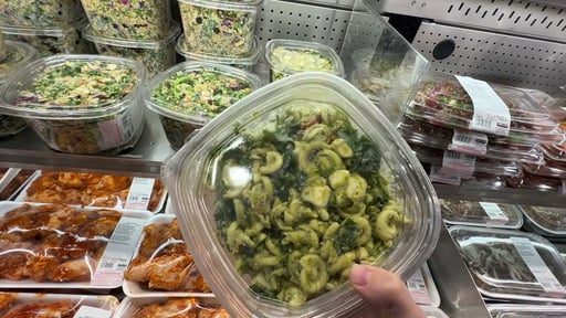 Pesto Pasta Salad with Mozzarella Pearls & Italian Pesto Per LB