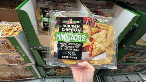 Don Miguel Chicken Mini Tacos 50 CT 2.19 lbs