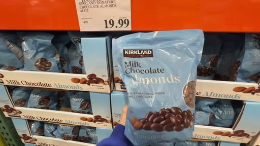 Kirkland Signature Milk Chocolate Almonds 48 oz