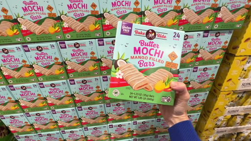 Bake Ride Mango Butter Mochi Bar