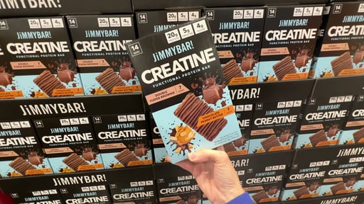 JiMMY! Creatine Functional Protein Bar Variety Pack, 14 Count / 2.05 oz