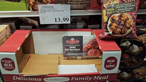 Mama Mancini's Jumbo Meatballs 48 oz