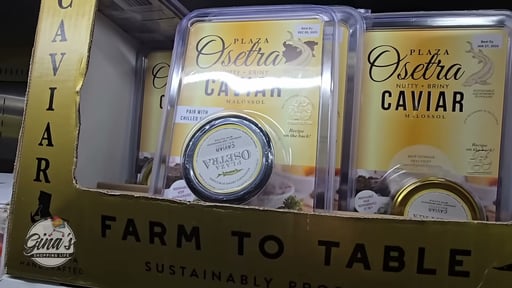 Plaza de Caviar Farmed Osetra Caviar with Spoon 50g