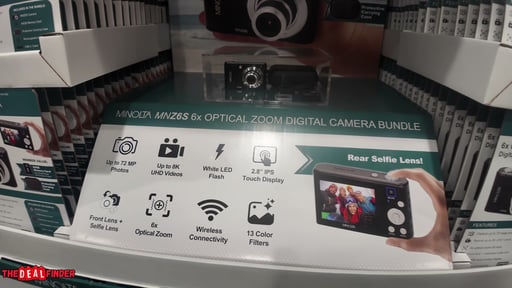 Minolta MNZ6S 72MP Digital Camera with 64GB Card and Case