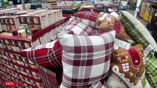 Tree or Plaid Square Holiday Pillow