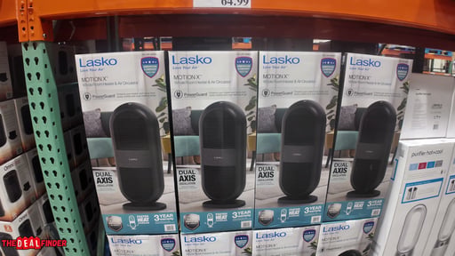 Lasko Motion X Whole-Room Heater with Remote, Black