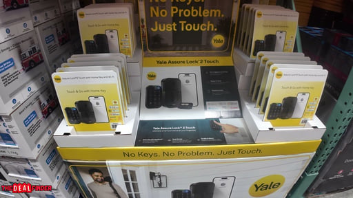 Yale Assure Lock 2 Touch Black Smart Deadbolt with Home Key and Wi-Fi