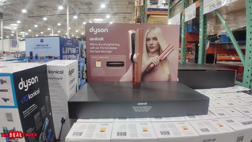 Dyson Airstrait Hair Straightener Bundle with Omega Hydrating Hair Oil