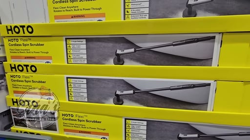 HOTO Flexi Cordless Spin Scrubber