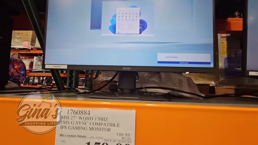 MSI 27" WQHD 170Hz 1ms G-SYNC Compatible IPS Gaming Monitor