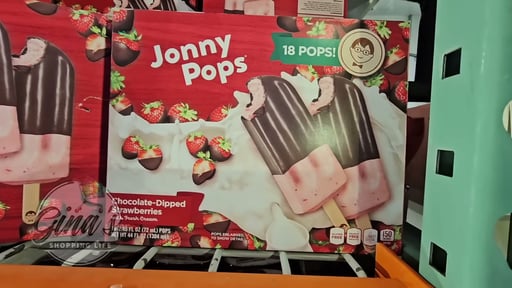 Jonny Pops Choc Dipped Straw Bar 18 CT