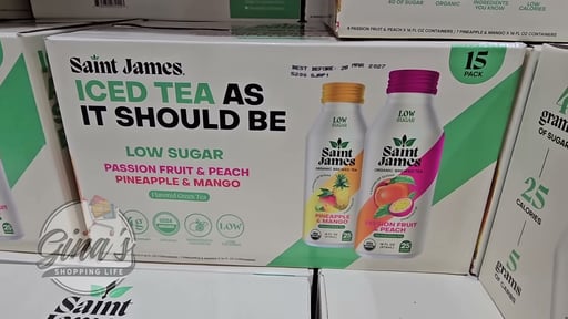 Saint James Organic Tea Passion Fruit Peach & Pineapple Mango 15/16oz