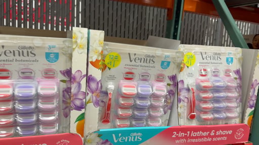 Gillette Venus Comfort Glide Sunny Citrus, 1 Razor + 12 Cartridges