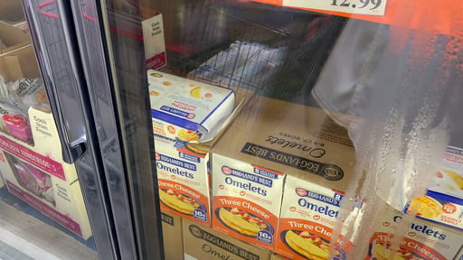 Eggland's Best Three Cheese Omelets 8 Count Box