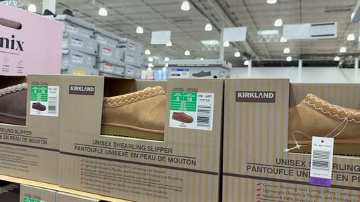Kirkland Signature Unisex Shearling Slipper